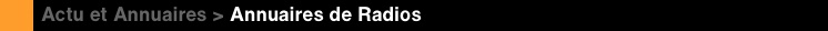 Annuaires de radios