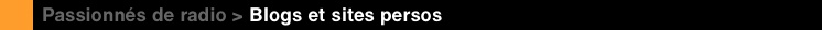 Blogs et sites personnels